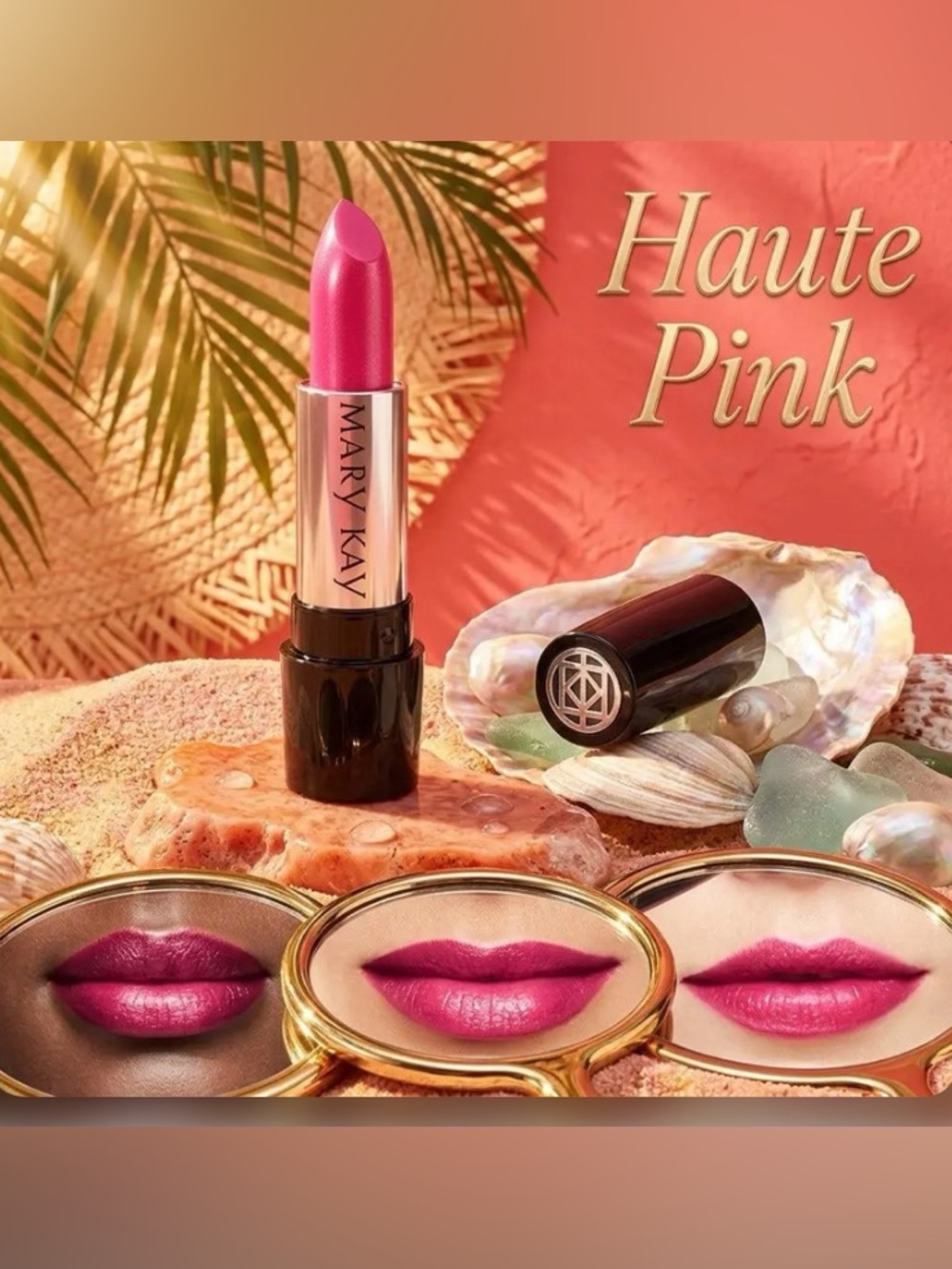Mary Kay Haute Pink gel semi-matte lipstick